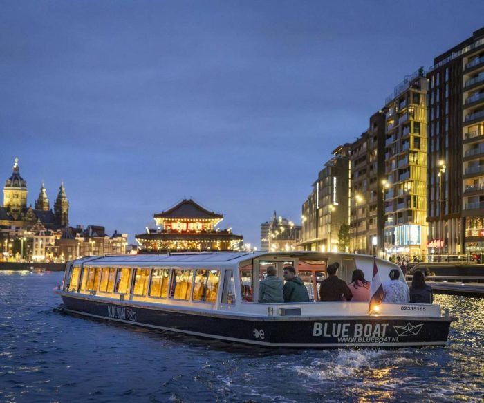 90-Minute Amsterdam Evening Canal Cruise By Blue Boat Company