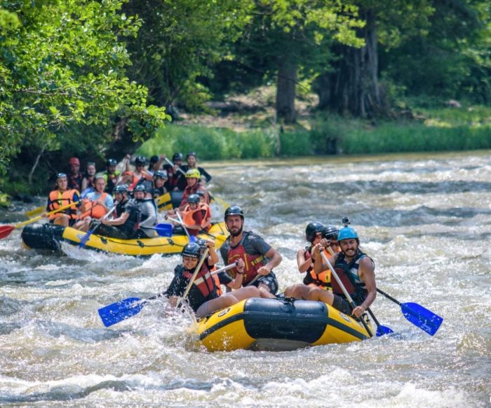 Rafting Near Makhuntseti Waterfall